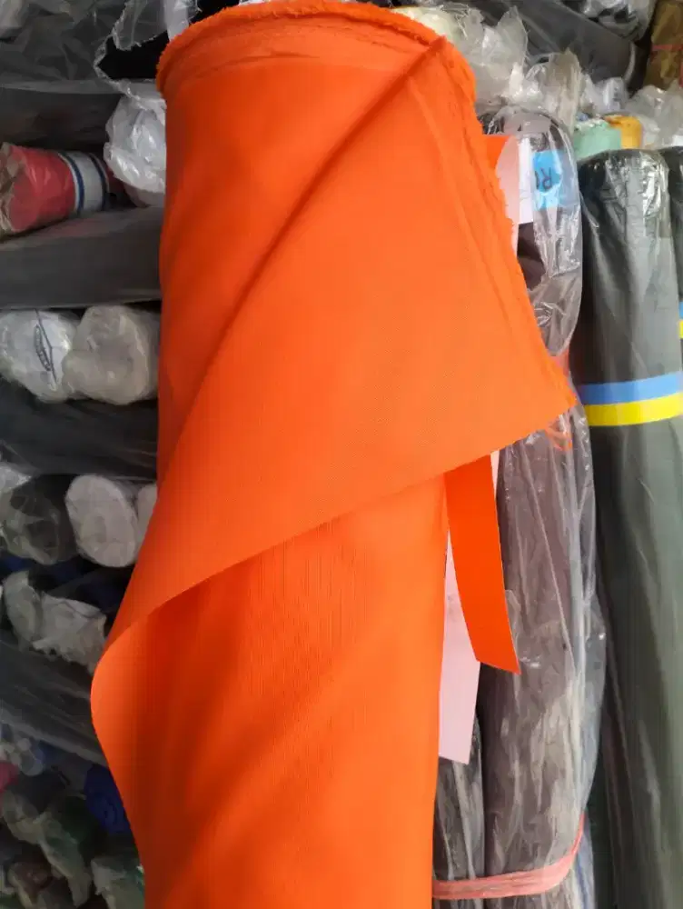 1roll=100 yard. Bahan Jaket Shopee, Pelampung, Taslan.Bahan Jaket Ojek