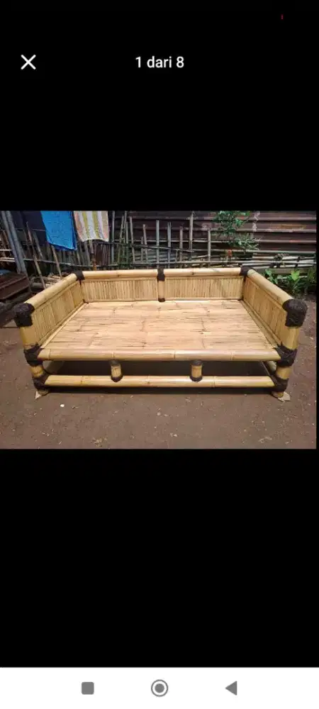 bale dan saung bambu