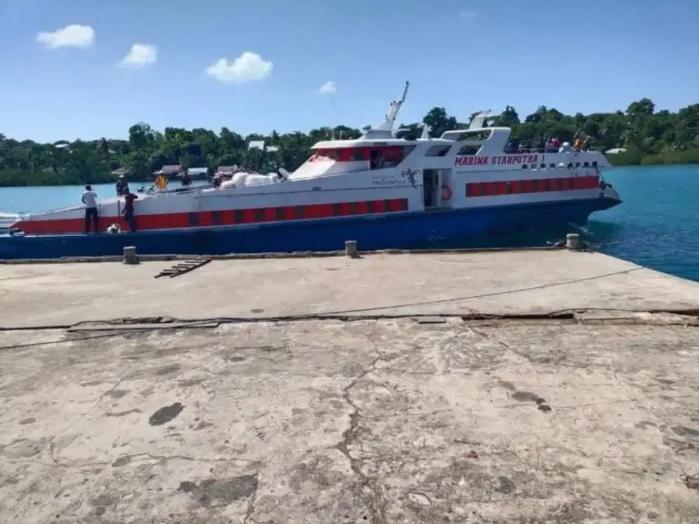 Di jual kapal cepat penumpang 165 pax tahun 1995