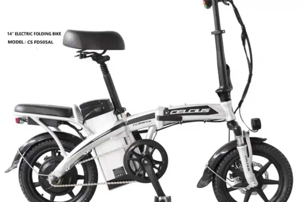 Sepeda listrik lipat tomax celcius
