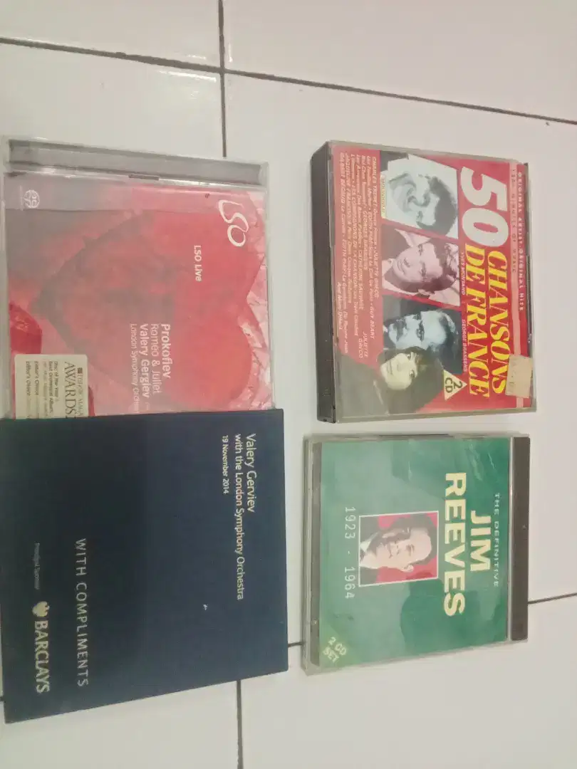 CD musik klasik JIM REEVES