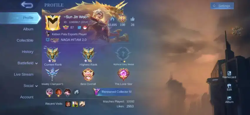 Akun Lama Mobile Legend