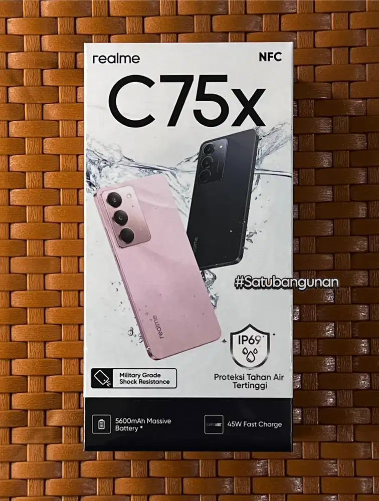 Realme C75X 8/128 Anti Air Baru Garansi Resmi 12 Bulan