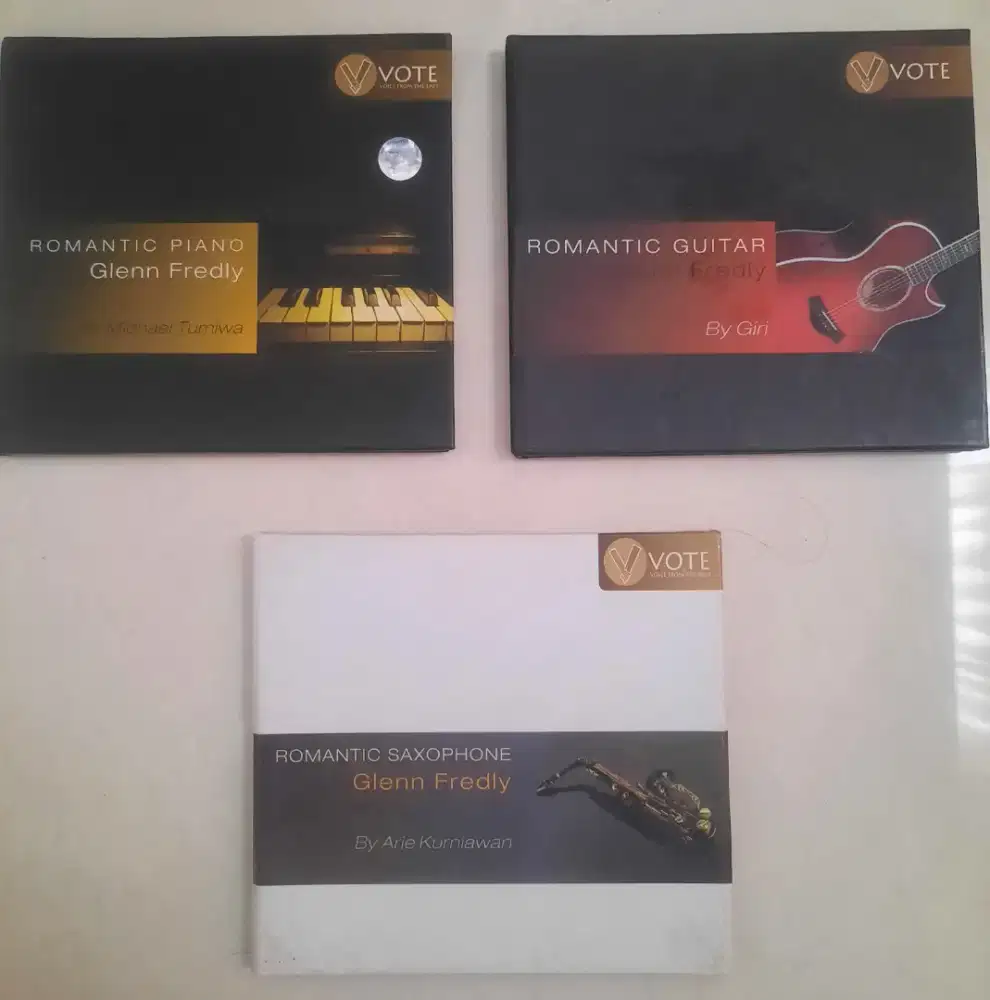 3 Keping CD Original Instrument Karya GLENN FREDLY