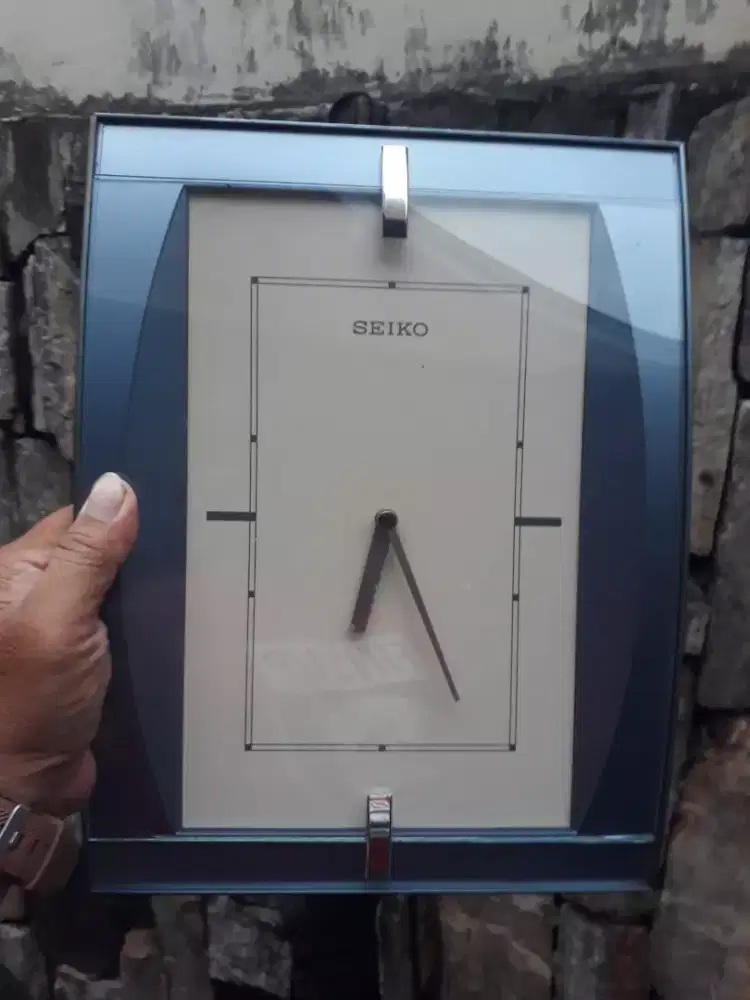 Antik vintage jam dinding seiko kotak mesin bawaan SKP awet akurat