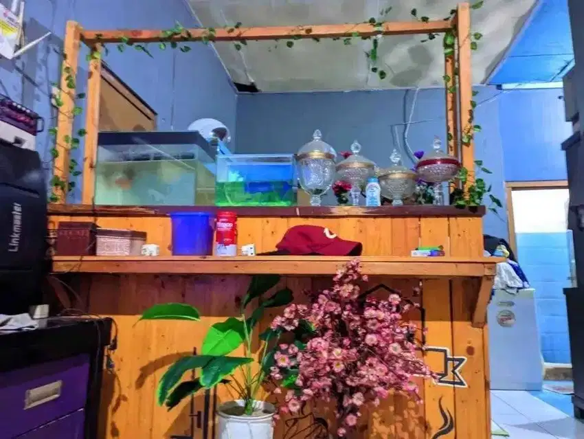 Bartender Cafe + Meja & Bangku