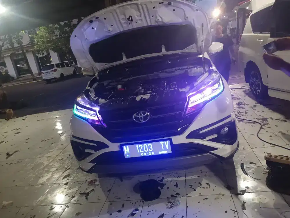 Custom lampu biled  headlam super murah