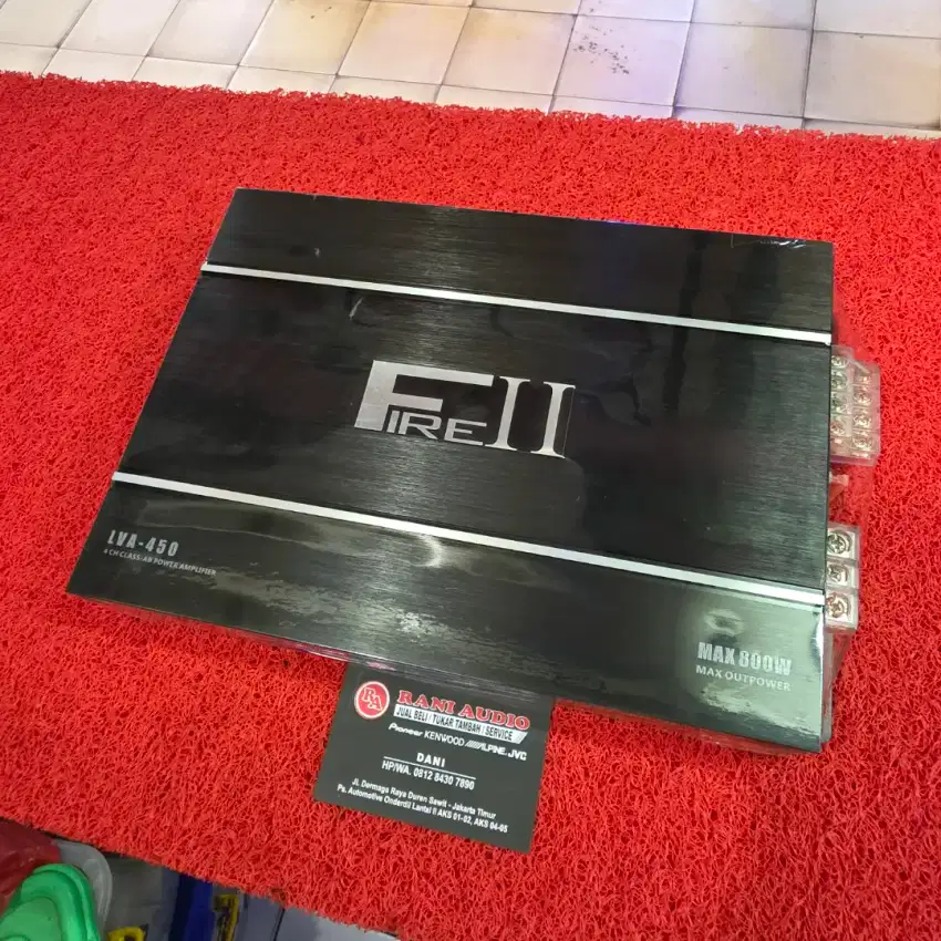 Power LM AUDIO FireII LVA-450 Power 4 Channel
