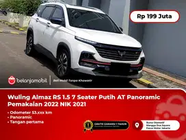 SIAP PAKAI !! WULING ALMAZ RS 7SEATER 2021 / 2022 PUTIH