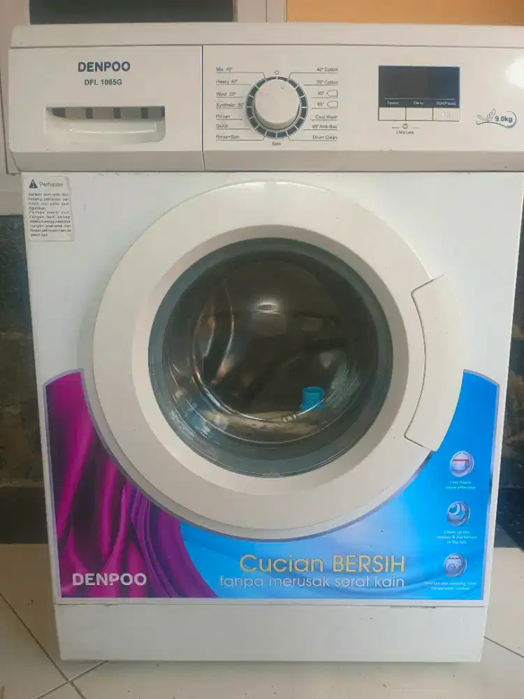 Mesin cuci second Denpoo DFL 1085G