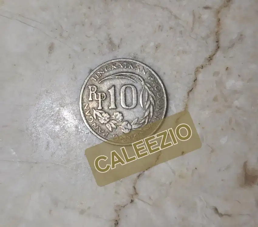 uang coin 10 sen tahun 1971 TINGKATKAN SANDANG PANGAN