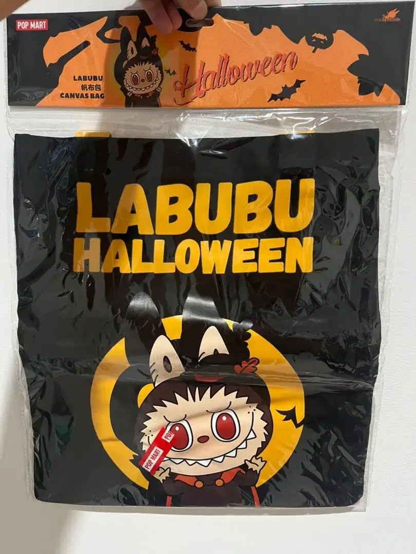 Pop Mart Happy Halloween Party Series - Labubu Canvas Bag