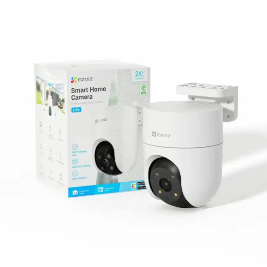 EZVIZ H8C PRO SMART HOME CMER 2K+OUTDOOR CCTV PN & TILT WIFI IP CAMERA