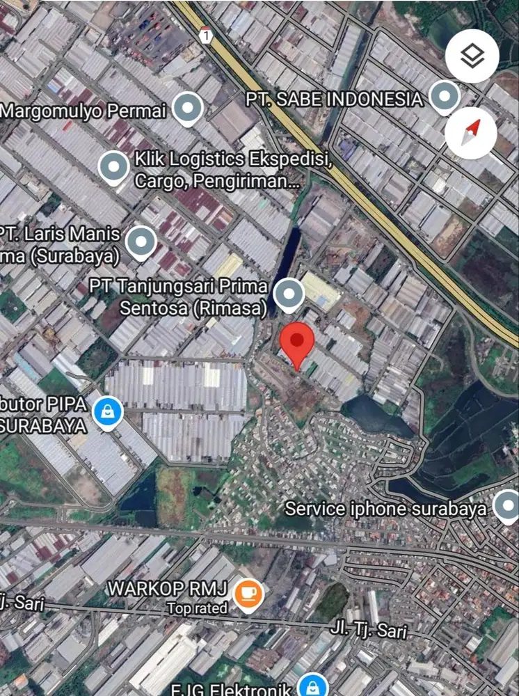 Dijual Tanah Industri Dumar Asemrowo Surabaya