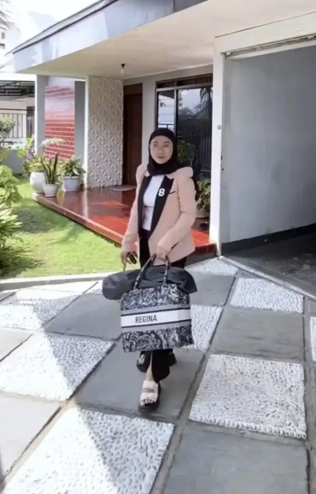 TAS TENTENG CUSTOM / BISA REQUEST WARNA, MOTIF & TULISAN