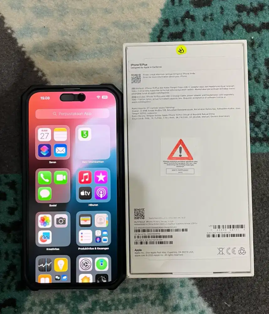 iPhone 15 Plus 128gb fullset