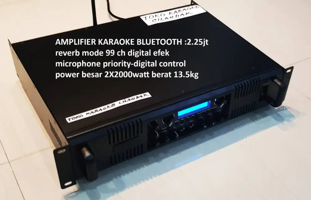 AMPLIFIER KARAOKE harga 2.25juta COCOK UNTUK KARAOKE RUMAHAN KANTOR