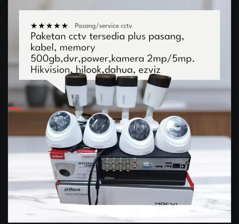 Promo cctv dahua hilook hikvision kamera and layanan service