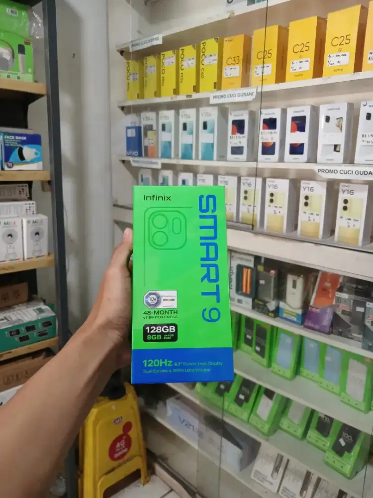 Infinix smart 9 ram 4/128 segel