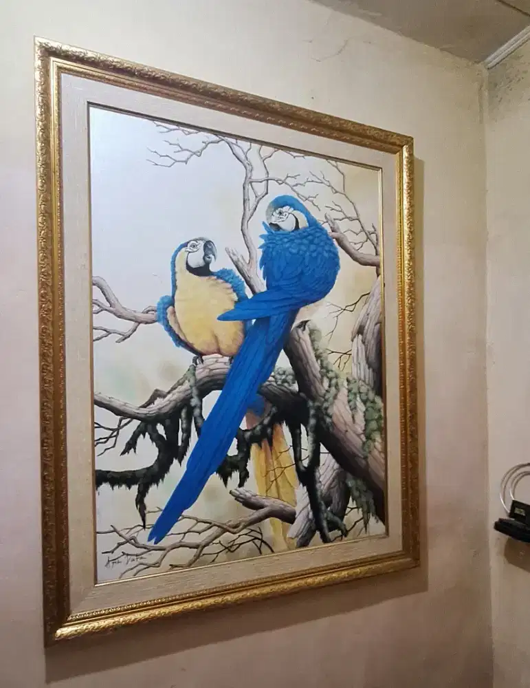 LUKISAN BURUNG MACAW