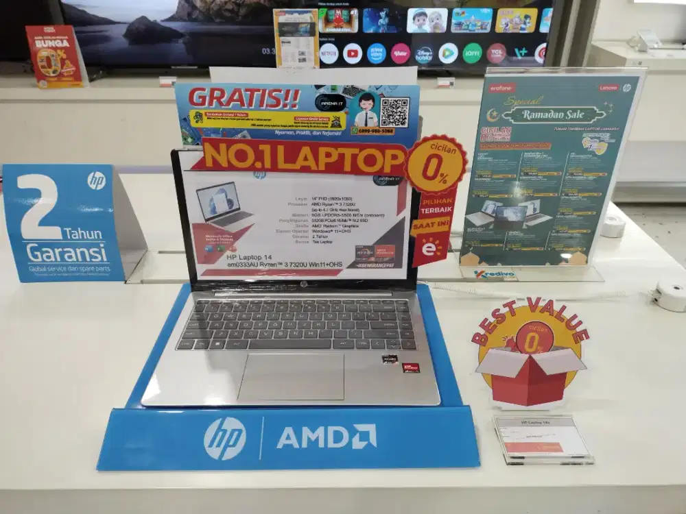 PROMO CASH/CREDIT HP 14 - EM0333AU/EM0321AU (ACER/ASUS/LENOVO/ADVAN)