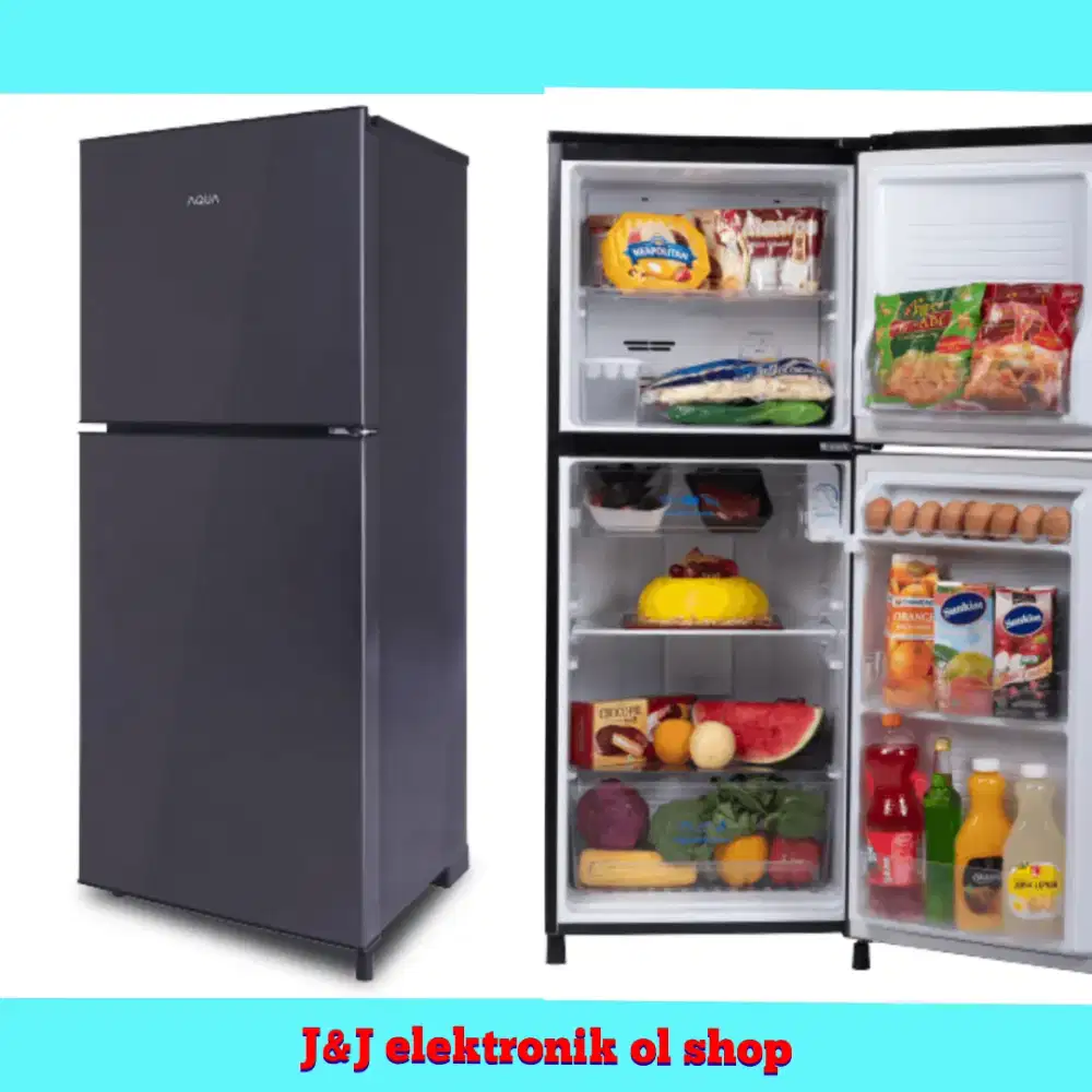 Kulkas 2 pintu AQUA JAPAN 146L ( D-251) Terbaru..