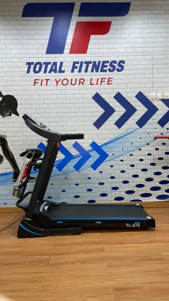 Alat fitness treadmill elektrik tipe tl 270 incline