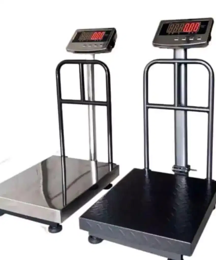 Timbangan 100kg 2 display lantai duduk