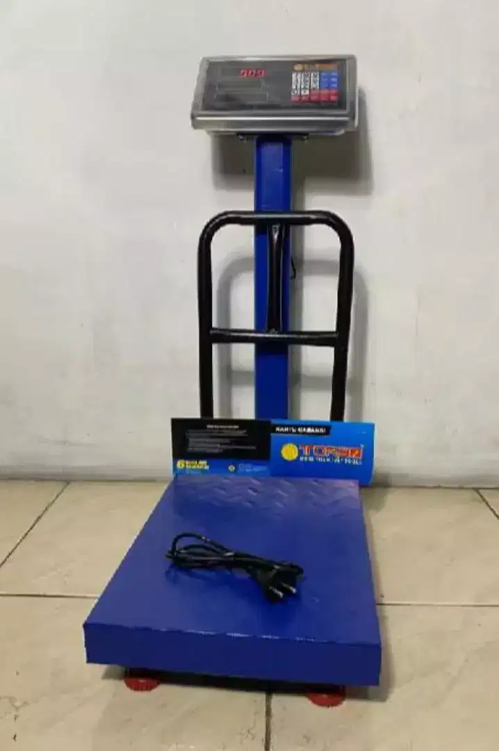 Timbangan digital 300kg 2 display duduk