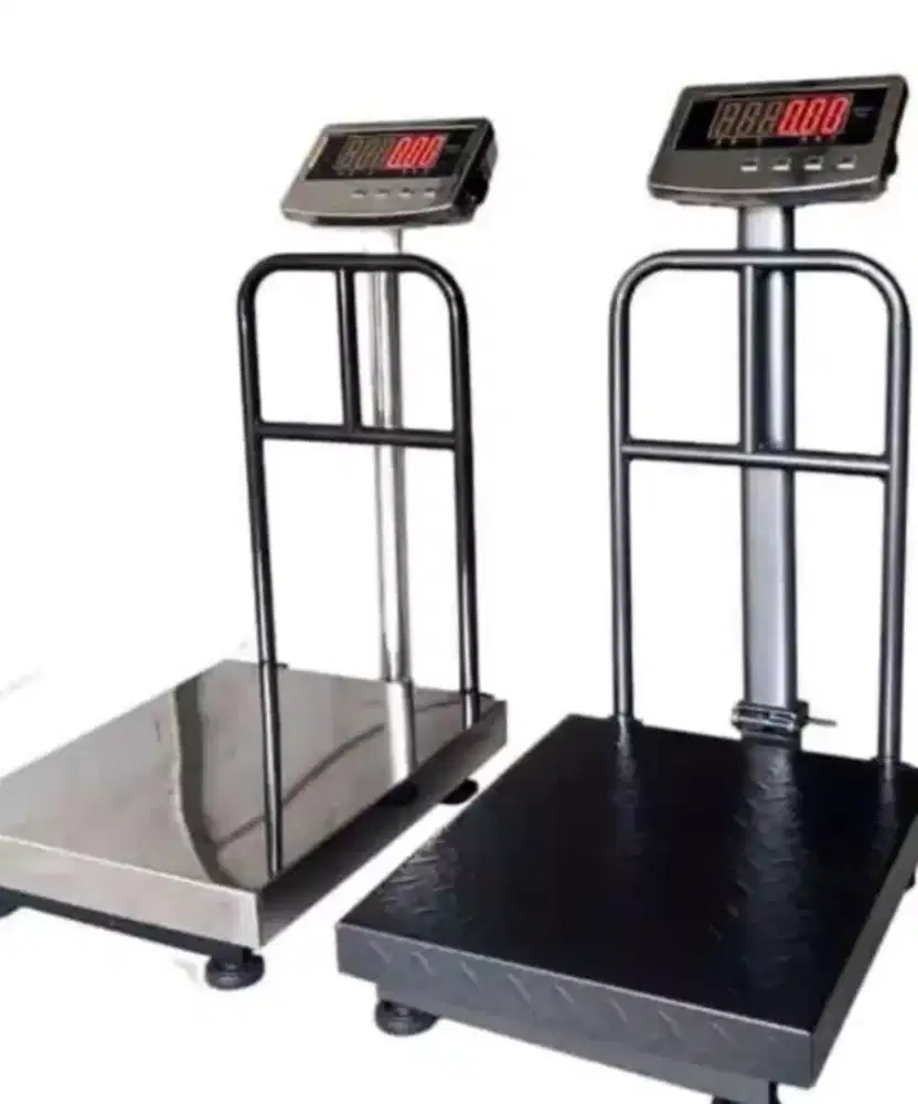 Timbangan 300kg duduk LAntai digital 2 display