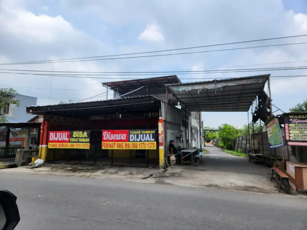 Sewa/bisa kerjasama Ruko Raya Menganti Pengampon1,7km dr batas Sby