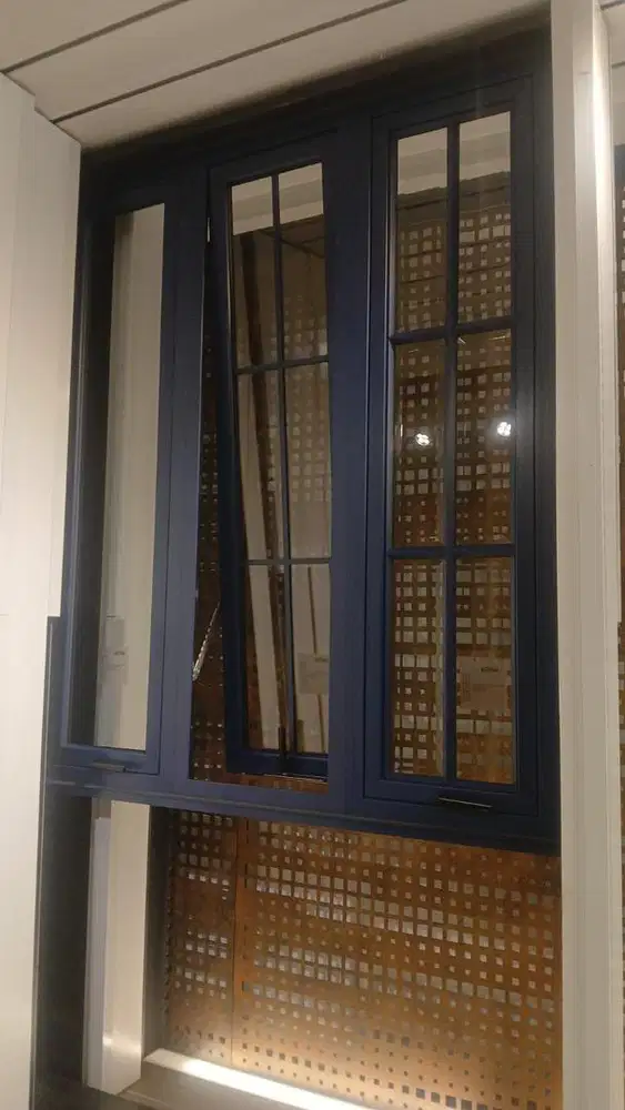 Kusen aluminium jendela dan pintu finish good