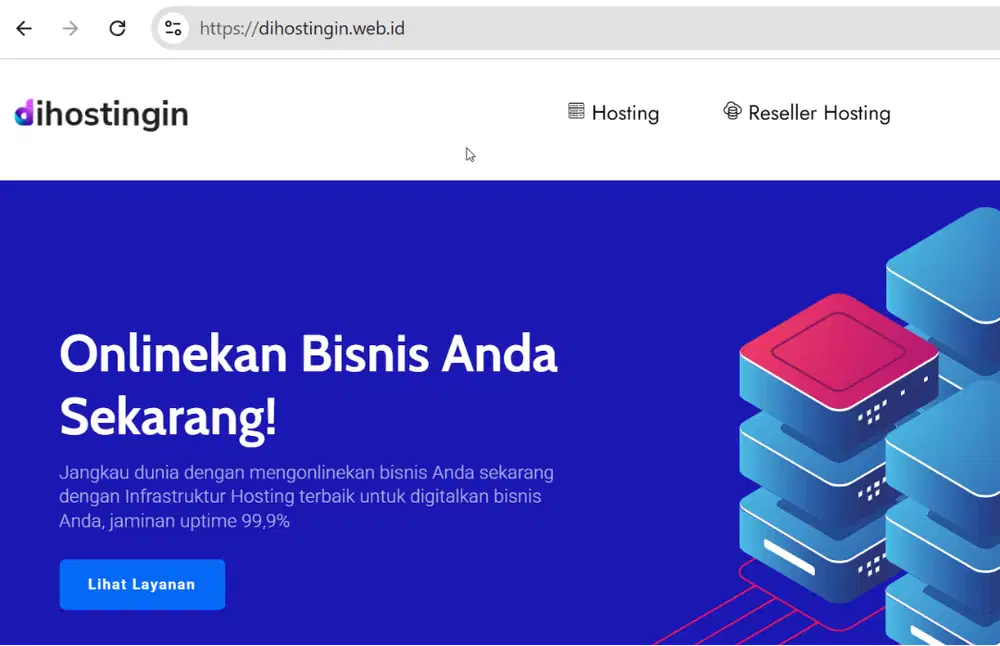 Jasa Webhosting murah, buat website online cepat cPanel