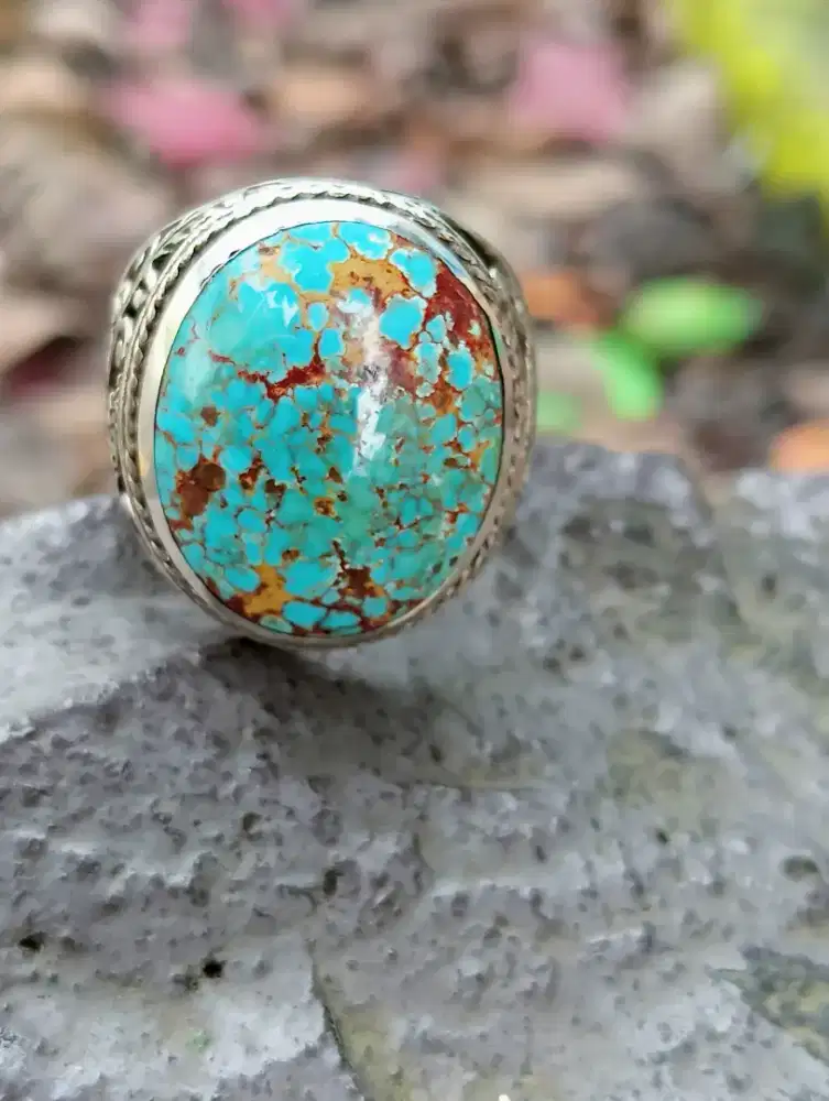 Pirus persia ring perak 8