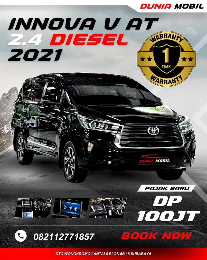 Innova V AT DieseL Luxury 2021 / 2022 Bisa Tukar Tambah Fortuner