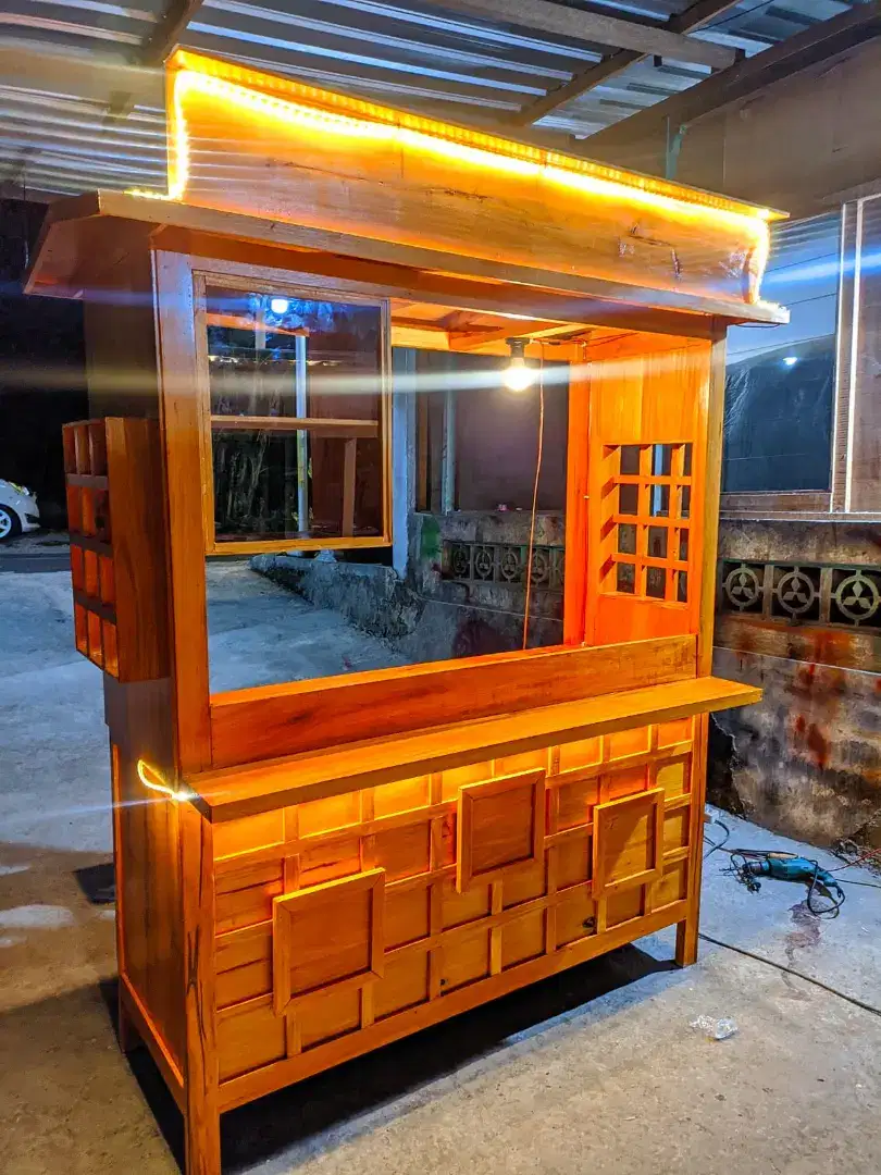 Gerobak booth, gerobak angkringan, gerobak mie ayam bakso, dll
