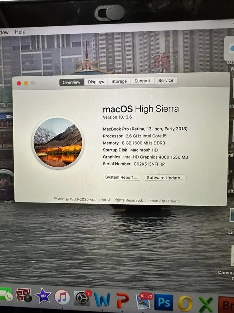 MacBook Pro, Retina 13 inch 2013