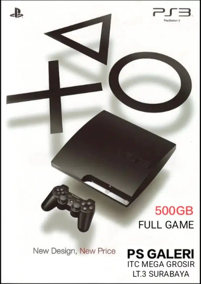 PS3 SLIM 120/500GB FULL GAME