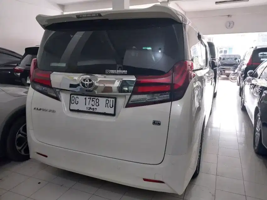 Toyota Alphard G tahun 2016