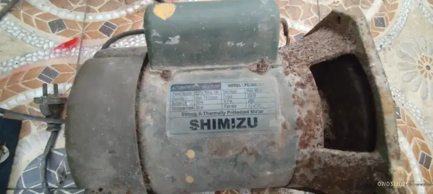 Mesin zet Jet pam shimizu pc 268 bit