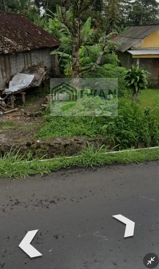 Tanah Zona Merah Strategis Akses Jalan Kabupaten Bisa Perluasan
