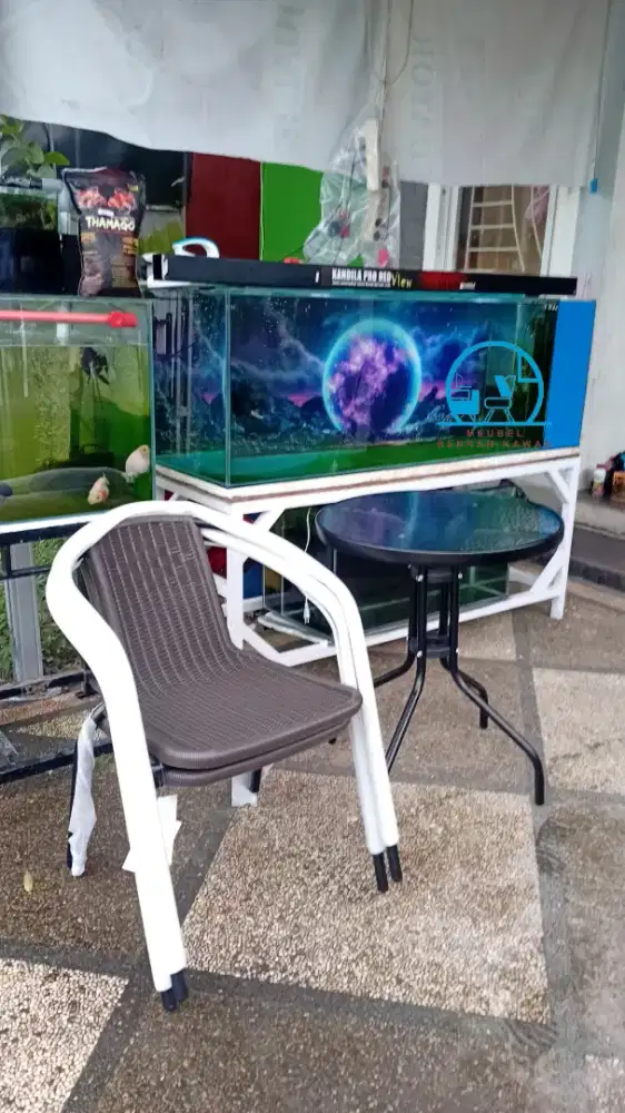 Meja kursi teras ready
