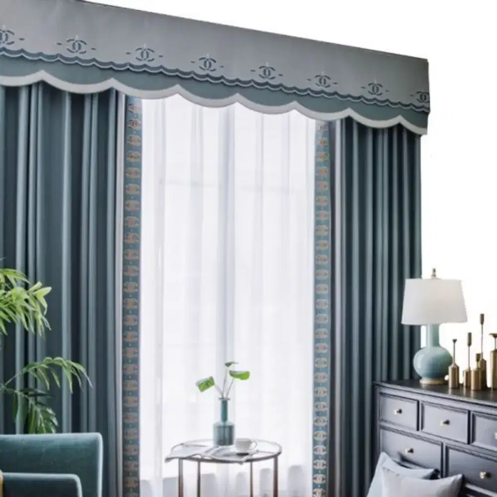 Pasang gordyn gorden murah vertikal roll blind jasa wallpaper dinding