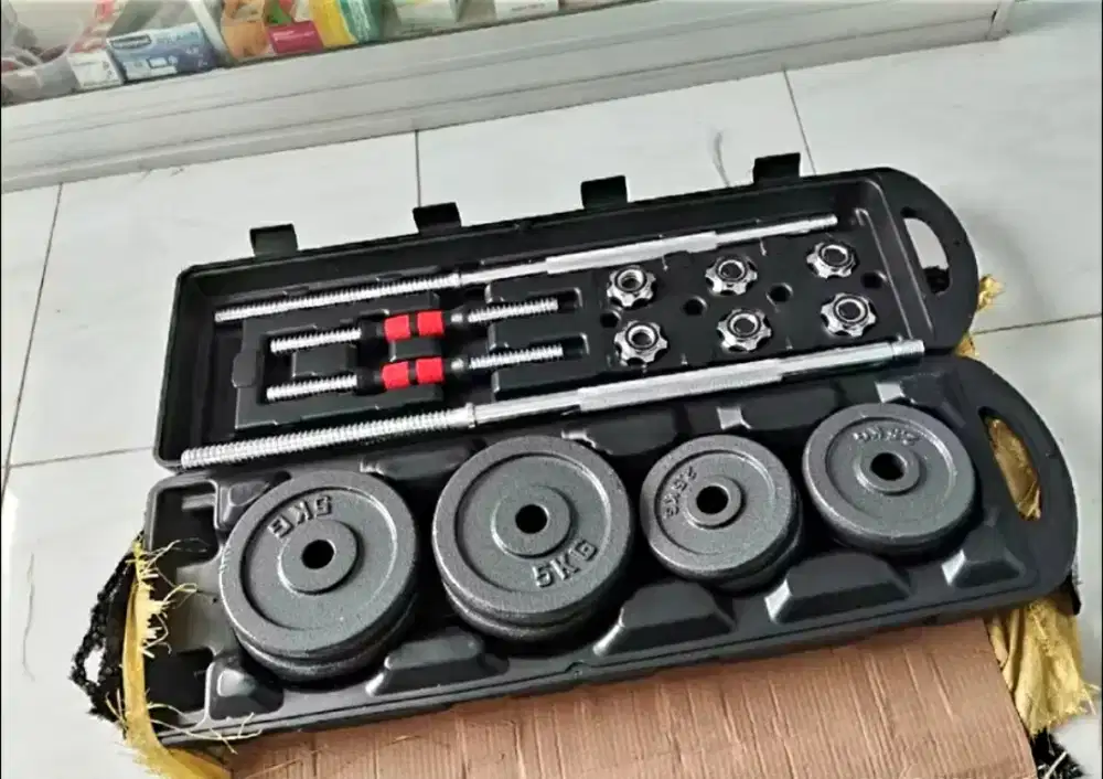 50KG BARBELL BESI BARU