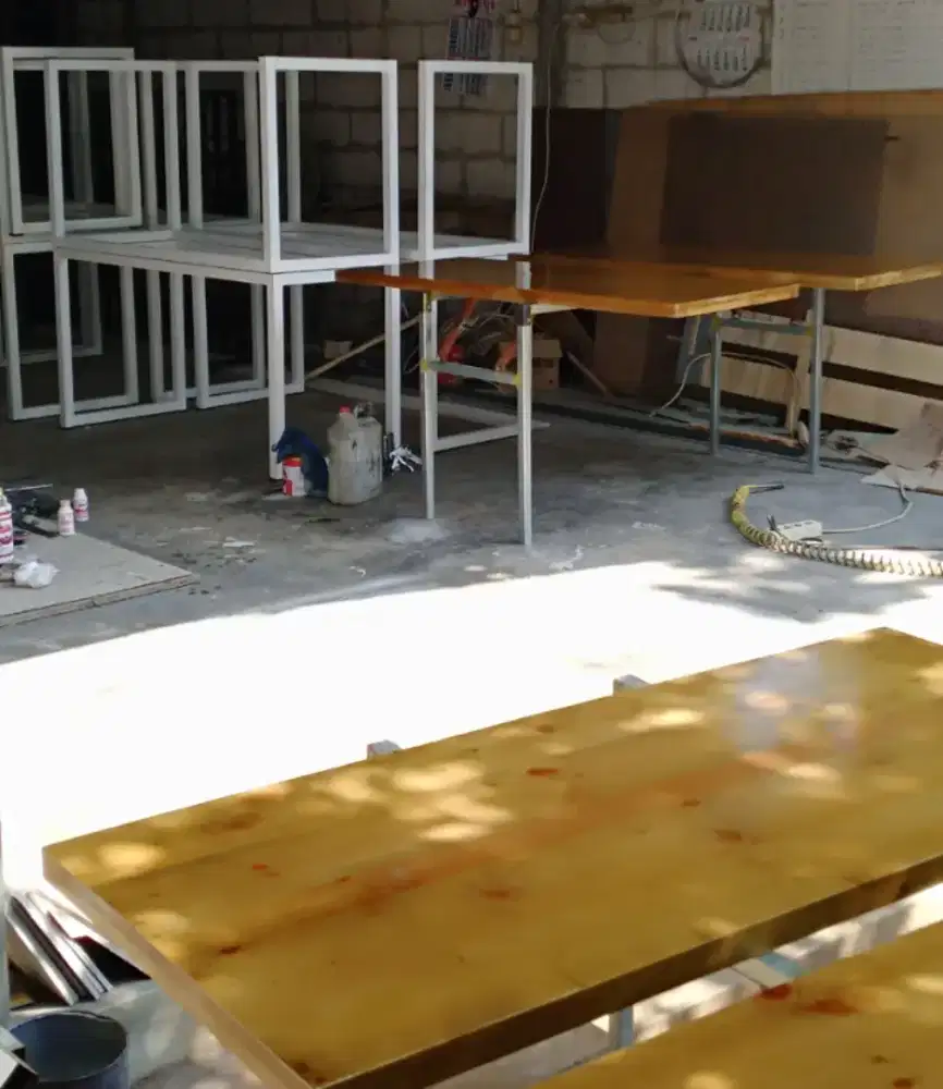 Meja kerja jati Belanda 180*80*75