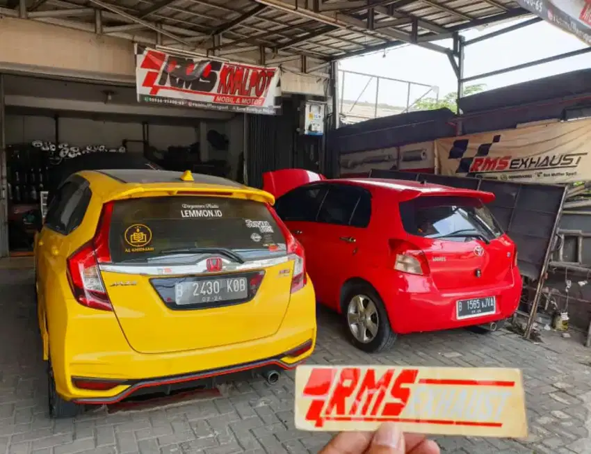 Knalpot racing brio,agya,jazz,yaris,avanza,vios,bmw