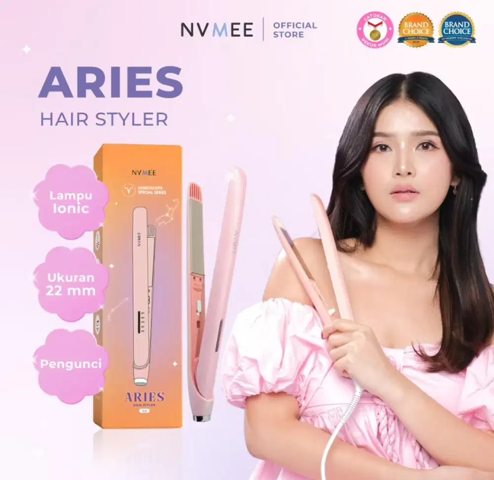 Catokan NVMEE keriting lurus