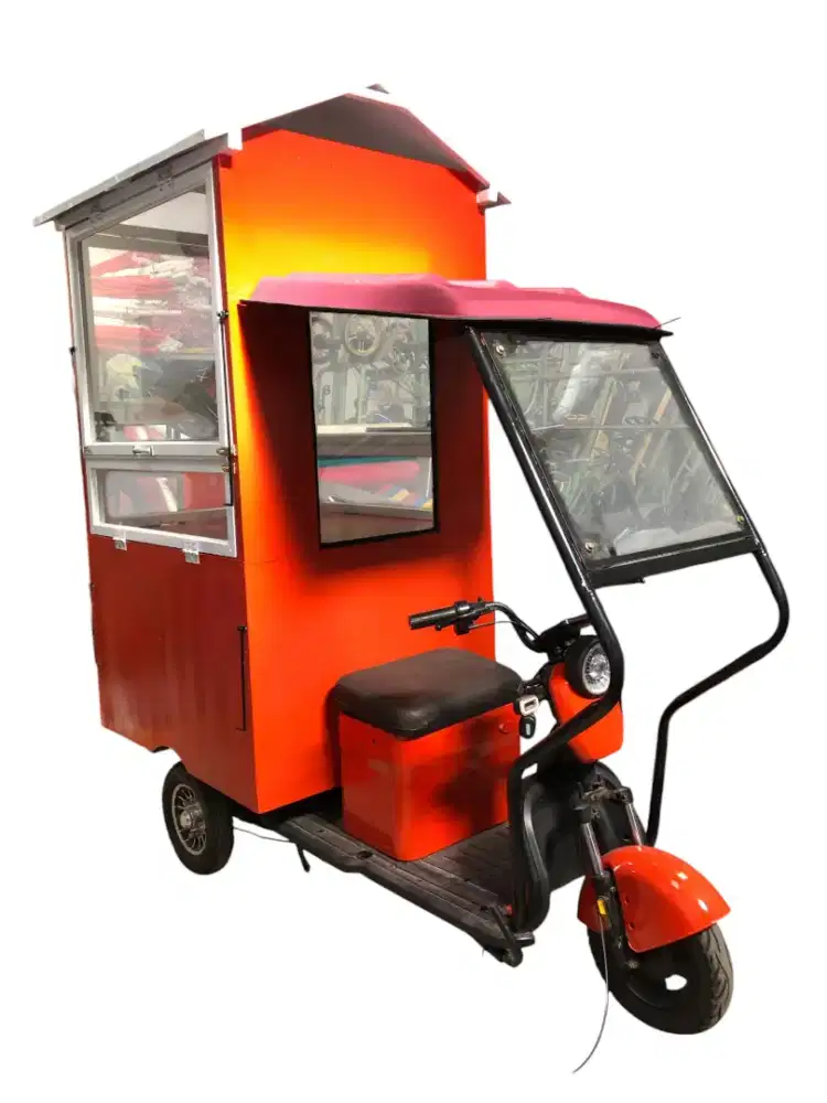 Etalase Gerobak Usaha