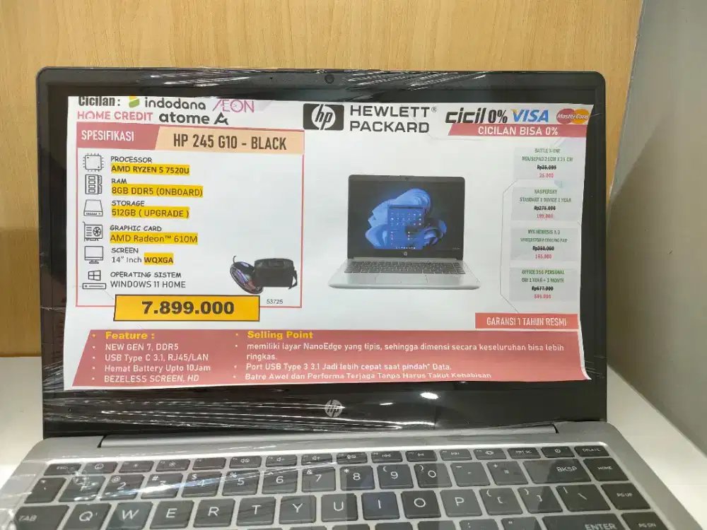 Laptop HP 245 G10 Bisa Melayani Credit