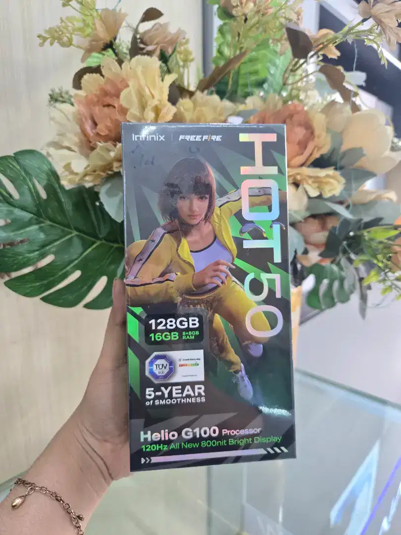 Infinix hot 50 16/128 garansi resmi 1 tahun